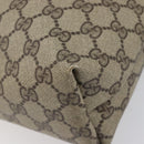 GUCCI GG Supreme Web Sherry Line Tote Bag PVC Beige Gold 40 02 003 Auth 213679-10
