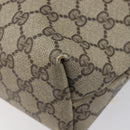 GUCCI GG Supreme Web Sherry Line Tote Bag PVC Beige Gold 40 02 003 Auth 213679-12