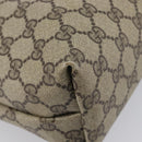 GUCCI GG Supreme Web Sherry Line Tote Bag PVC Beige Gold 40 02 003 Auth 213679-13