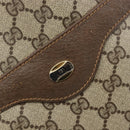 GUCCI GG Supreme Web Sherry Line Tote Bag PVC Beige Gold 40 02 003 Auth 213679-16