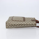 GUCCI GG Supreme Web Sherry Line Tote Bag PVC Beige Gold 40 02 003 Auth 213679-4