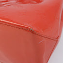 LOUIS VUITTON Vernis Bluebird Wilshire PM Orenge Sunset M93644 Auth 213683A-14