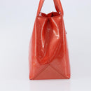 LOUIS VUITTON Vernis Bluebird Wilshire PM Orenge Sunset M93644 Auth 213683A-5