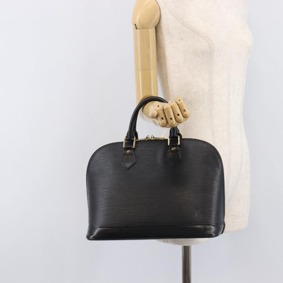 LOUIS VUITTON Epi Alma Hand Bag Black M52142 LV Auth 213689