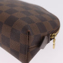 LOUIS VUITTON Damier Ebene Pochette Cosmetic PM Pouch N47516 LV Auth 213697A-11