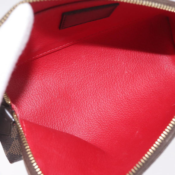 LOUIS VUITTON Damier Ebene Pochette Cosmetic PM Pouch N47516 LV Auth 213697A