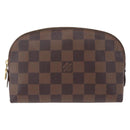 LOUIS VUITTON Damier Ebene Pochette Cosmetic PM Pouch N47516 LV Auth 213697A-2