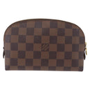 LOUIS VUITTON Damier Ebene Pochette Cosmetic PM Pouch N47516 LV Auth 213697A-3