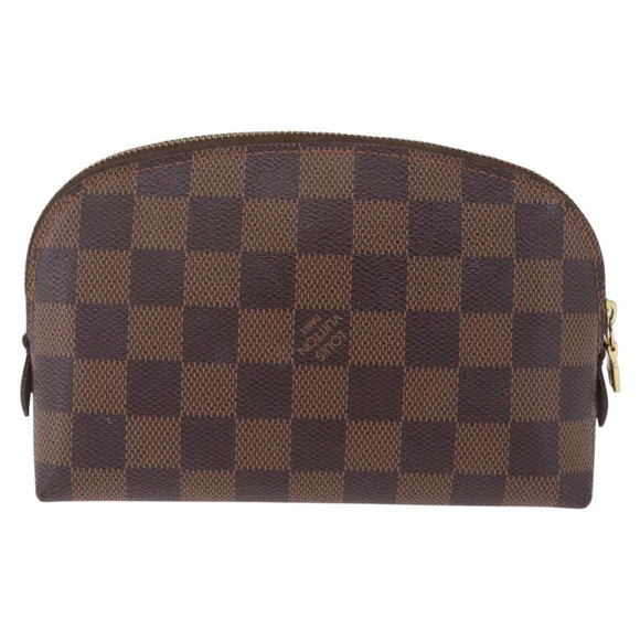 LOUIS VUITTON Damier Ebene Pochette Cosmetic PM Pouch N47516 LV Auth 213697A