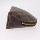 LOUIS VUITTON Damier Ebene Pochette Cosmetic PM Pouch N47516 LV Auth 213697A-4
