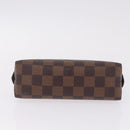 LOUIS VUITTON Damier Ebene Pochette Cosmetic PM Pouch N47516 LV Auth 213697A-7