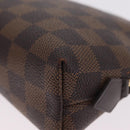 LOUIS VUITTON Damier Ebene Pochette Cosmetic PM Pouch N47516 LV Auth 213697A-9