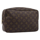 LOUIS VUITTON Monogram Trousse Toilette 28 Clutch Bag M47522 LV Auth 213701V-1