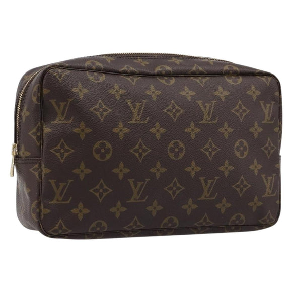 LOUIS VUITTON Monogram Trousse Toilette 28 Clutch Bag M47522 LV Auth 213701V