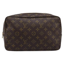 LOUIS VUITTON Monogram Trousse Toilette 28 Clutch Bag M47522 LV Auth 213701V-2