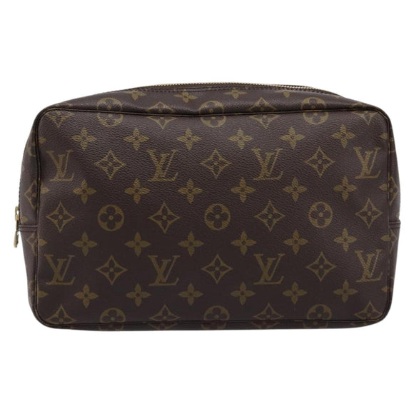 LOUIS VUITTON Monogram Trousse Toilette 28 Clutch Bag M47522 LV Auth 213701V