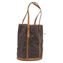 LOUIS VUITTON Monogram Bucket GM Shoulder Bag M42236 LV Auth 213708-1