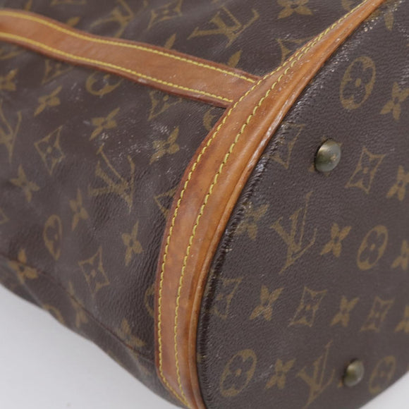 LOUIS VUITTON Monogram Bucket GM Shoulder Bag M42236 LV Auth 213708