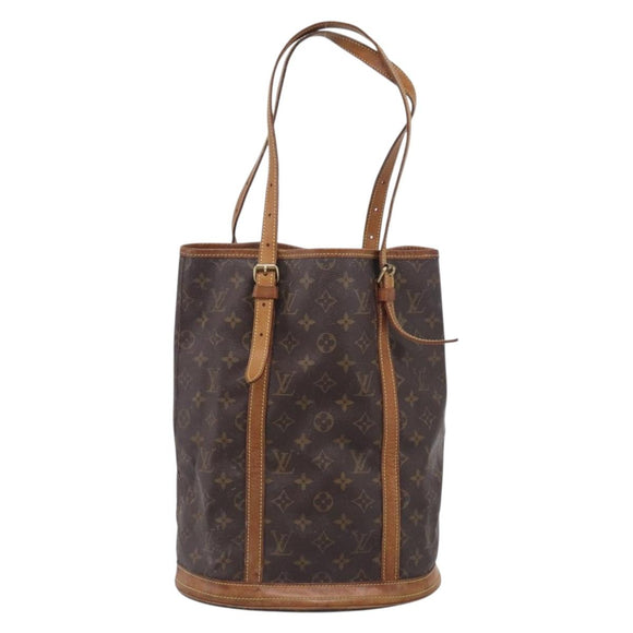 LOUIS VUITTON Monogram Bucket GM Shoulder Bag M42236 LV Auth 213708