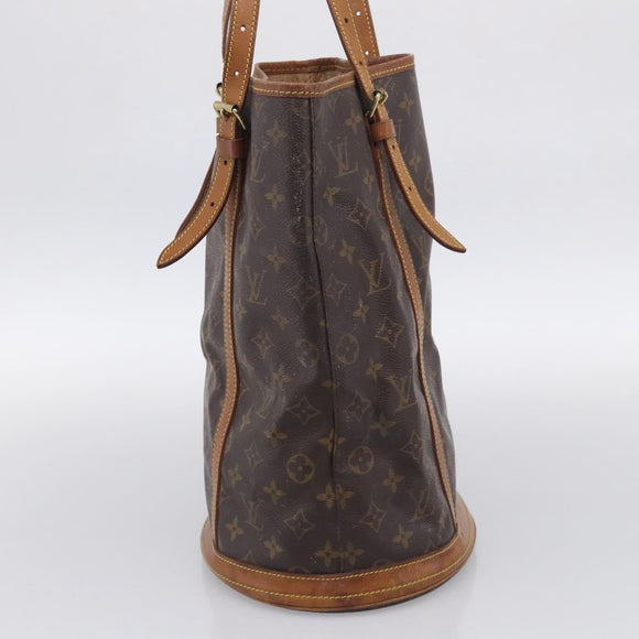 LOUIS VUITTON Monogram Bucket GM Shoulder Bag M42236 LV Auth 213708