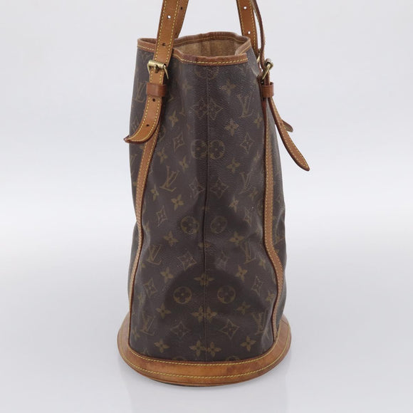 LOUIS VUITTON Monogram Bucket GM Shoulder Bag M42236 LV Auth 213708