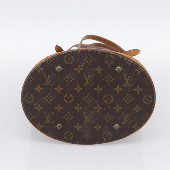 LOUIS VUITTON Monogram Bucket GM Shoulder Bag M42236 LV Auth 213708