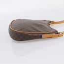 CELINE Macadam Shoulder Bag PVC Brown Gold Auth 213710A-5