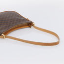 CELINE Macadam Shoulder Bag PVC Brown Gold Auth 213710A-7