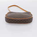 CELINE Macadam Shoulder Bag PVC Brown Gold Auth 213710A-9