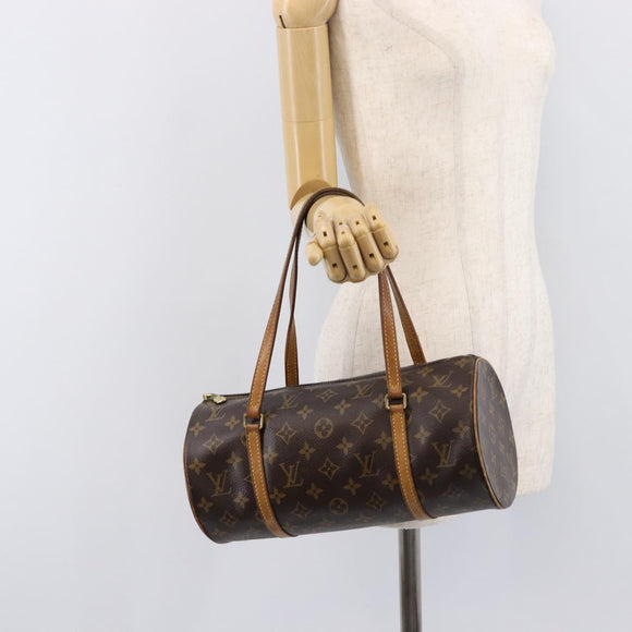 LOUIS VUITTON Monogram Papillon 30 Hand Bag M51385 LV Auth 213714
