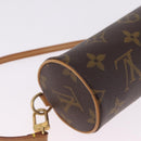 LOUIS VUITTON Monogram Papillon Pouch LV Auth 213715A-13