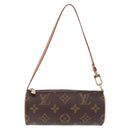 LOUIS VUITTON Monogram Papillon Pouch LV Auth 213715A-2