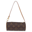 LOUIS VUITTON Monogram Papillon Pouch LV Auth 213715A-3