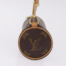 LOUIS VUITTON Monogram Papillon Pouch LV Auth 213715A-4