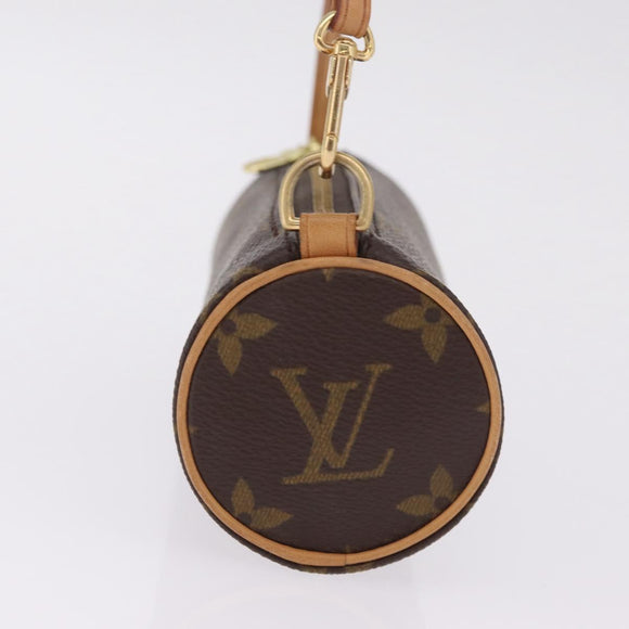 LOUIS VUITTON Monogram Papillon Pouch LV Auth 213715A
