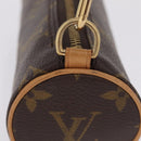LOUIS VUITTON Monogram Papillon Pouch LV Auth 213715A-5
