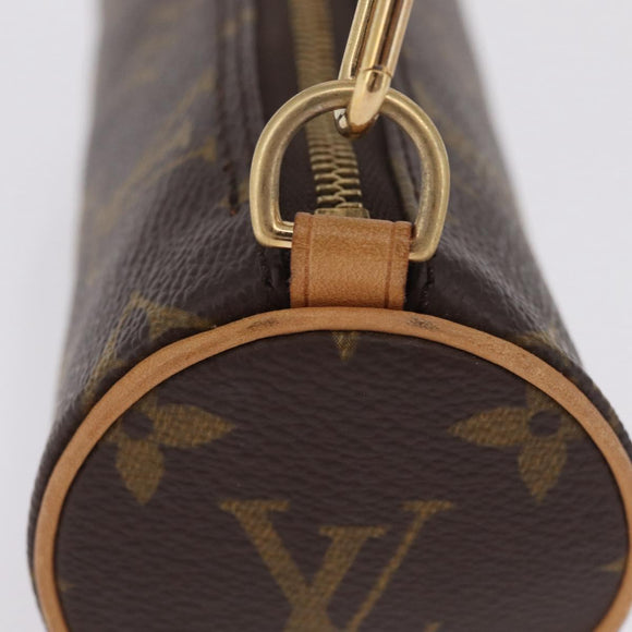 LOUIS VUITTON Monogram Papillon Pouch LV Auth 213715A