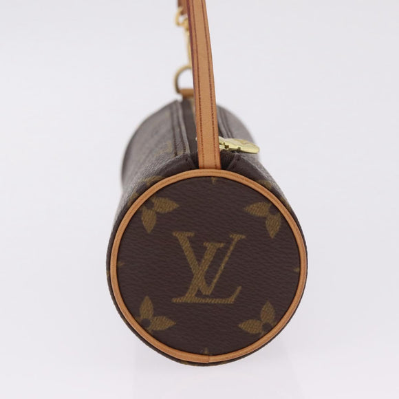 LOUIS VUITTON Monogram Papillon Pouch LV Auth 213715A
