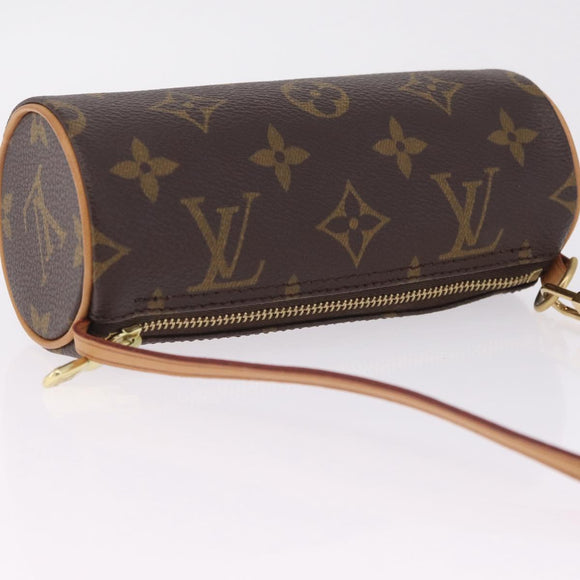 LOUIS VUITTON Monogram Papillon Pouch LV Auth 213715A