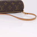 LOUIS VUITTON Monogram Papillon Pouch LV Auth 213715A-8