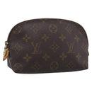 LOUIS VUITTON Monogram Pochette Cosmetic PM Cosmetic Pouch M47515 LV Auth 213716-1