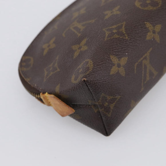 LOUIS VUITTON Monogram Pochette Cosmetic PM Cosmetic Pouch M47515 LV Auth 213716