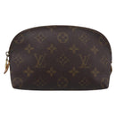LOUIS VUITTON Monogram Pochette Cosmetic PM Cosmetic Pouch M47515 LV Auth 213716-2