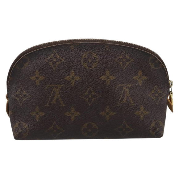 LOUIS VUITTON Monogram Pochette Cosmetic PM Cosmetic Pouch M47515 LV Auth 213716