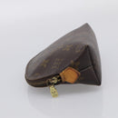LOUIS VUITTON Monogram Pochette Cosmetic PM Cosmetic Pouch M47515 LV Auth 213716-4