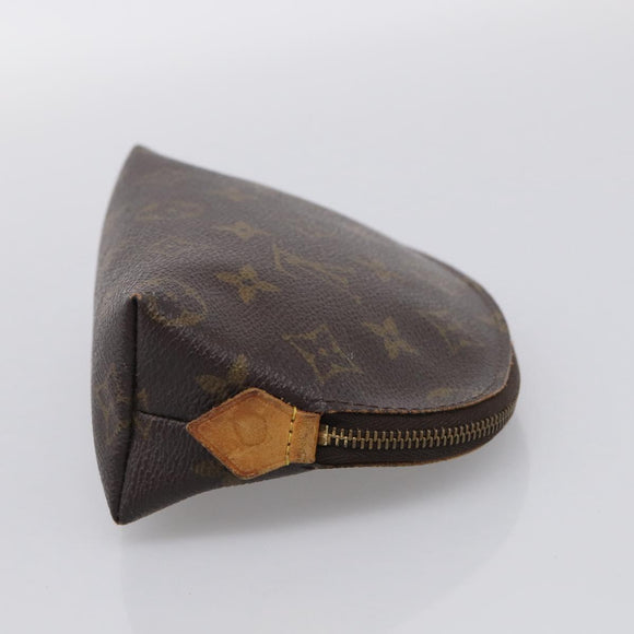 LOUIS VUITTON Monogram Pochette Cosmetic PM Cosmetic Pouch M47515 LV Auth 213716