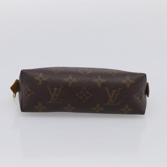 LOUIS VUITTON Monogram Pochette Cosmetic PM Cosmetic Pouch M47515 LV Auth 213716