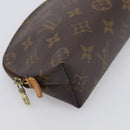 LOUIS VUITTON Monogram Pochette Cosmetic PM Cosmetic Pouch M47515 LV Auth 213716-9