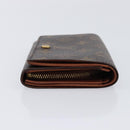 LOUIS VUITTON Monogram Porte Monnaie Billets Tresor Wallet M61730 LV Auth 213719-4