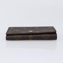 LOUIS VUITTON Monogram Porte Monnaie Billets Tresor Wallet M61730 LV Auth 213719-7